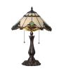 21"H Shell with Jewels Table Lamp