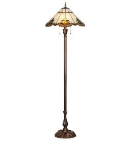 63"H Shell with Jewels Floor Lamp