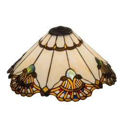 20" Wide Shell with Jewels Shade
