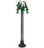 63" High Green Tiffany Pond Lily 12 LT Floor Lamp