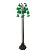 63" High Green Tiffany Pond Lily 12 LT Floor Lamp