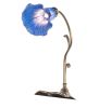 15" High Blue Tiffany Pond Lily Accent Lamp