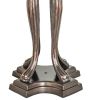 34" High Fabric & Fringe Table Lamp