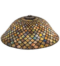 16" Wide Tiffany Fishscale Shade