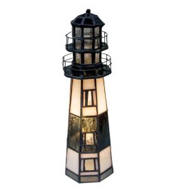 9.5"H The Lighthouse on Montauk Point Accent Lamp