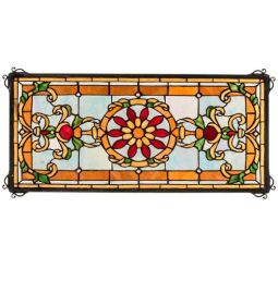 25 Wide X 12 High Emma Stained Glass Window