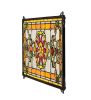 25 Wide X 12 High Emma Stained Glass Window