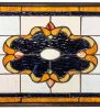 24" Wide X 10" High Madison Transom Stained Glass Window