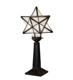 17 High Moravian Star Accent Lamp