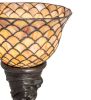 15" High Tiffany Fishscale Mini Lamp