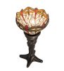 15" High Tiffany Hanginghead Dragonfly Mini Lamp