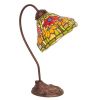 18" High Tiffany Poinsettia Desk Lamp