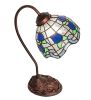 18 High Roseborder Desk Lamp