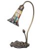 16 High Stained Glass Pond Lily Accent Lamp