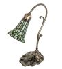 15 High Stained Glass Pond Lily Accent Lamp