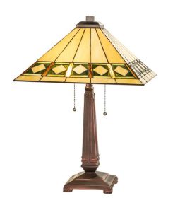 23 High Diamond Band Mission Table Lamp