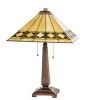 23 High Diamond Band Mission Table Lamp