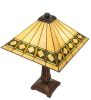 23 High Diamond Band Mission Table Lamp