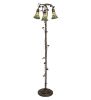 58 High Stained Glass Pond Lily 3 Light Floor Lamp