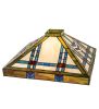 17" Square Prairie Wheat Shade