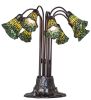 24 High Stained Glass Pond Lily 10 Light Table Lamp