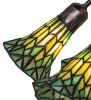 24 High Stained Glass Pond Lily 10 Light Table Lamp