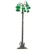 61" High Green Tiffany Pond Lily 12 Light Floor Lamp