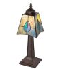 10" High Mackintosh Leaf Mini Lamp