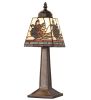 15" High Pinecone Mission Mini Lamp