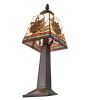 15" High Pinecone Mission Mini Lamp