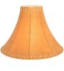 18 Wide Faux Leather Tan Hexagon Shade