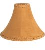 18 Wide Faux Leather Tan Hexagon Shade