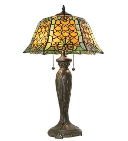 26 High Duffner & Kimberly Shell & Diamond Table Lamp