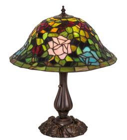 18.5"H Tiffany Rosebush Table Lamp