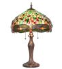 23" High Tiffany Hanginghead Dragonfly Table Lamp