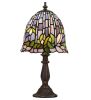 15" High Flowering Lotus Mini Lamp
