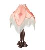 34" High Fabric & Fringe Table Lamp