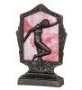 9" High Posing Deco Lady Accent Lamp