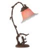 16" High Fluted Bell Cherub on Swing Mini Lamp