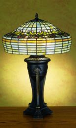 28" High Duffner & Kimberly Raised Tulip Table Lamp