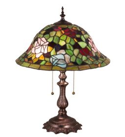 19"H Tiffany Rosebush Table Lamp