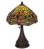 18"H Tiffany Hanginghead Dragonfly Accent Lamp