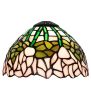 8" Wide Tiffany Cabbage Rose Shade