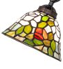 20" High Tiffany Rosebush Bridge Arm Desk Lamp