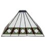 14" Square Diamond Band Mission Shade