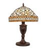 10" High Jeweled Quatrefoil Accent Lamp