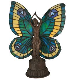 17H Butterfly Lady Accent Lamp