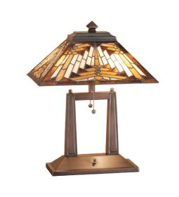 20"H NUEVO Mission Oblong Desk Lamp