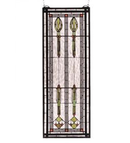 11"W X 30"H Spear of Hastings Stained Glass Window