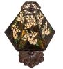 19" High Oriental Peony Accent Lamp